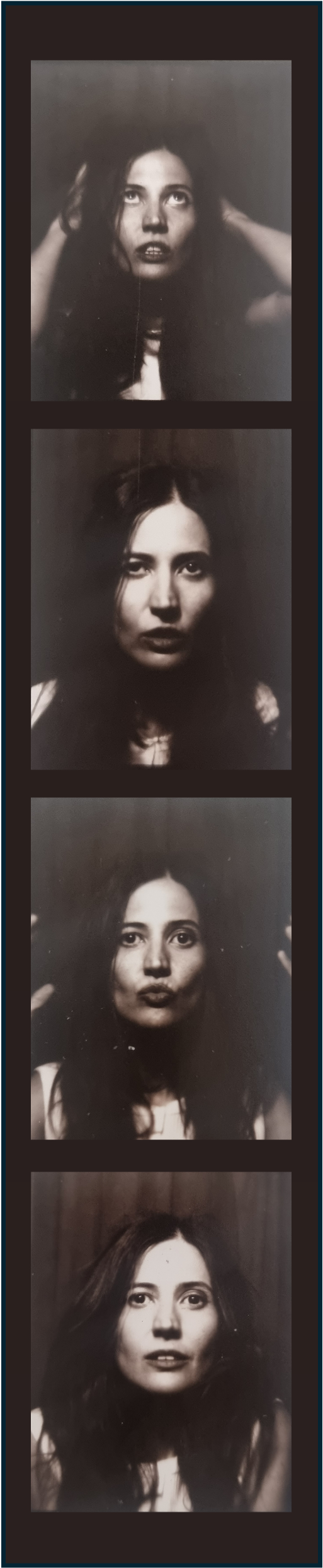 Photo booth strip of Berta